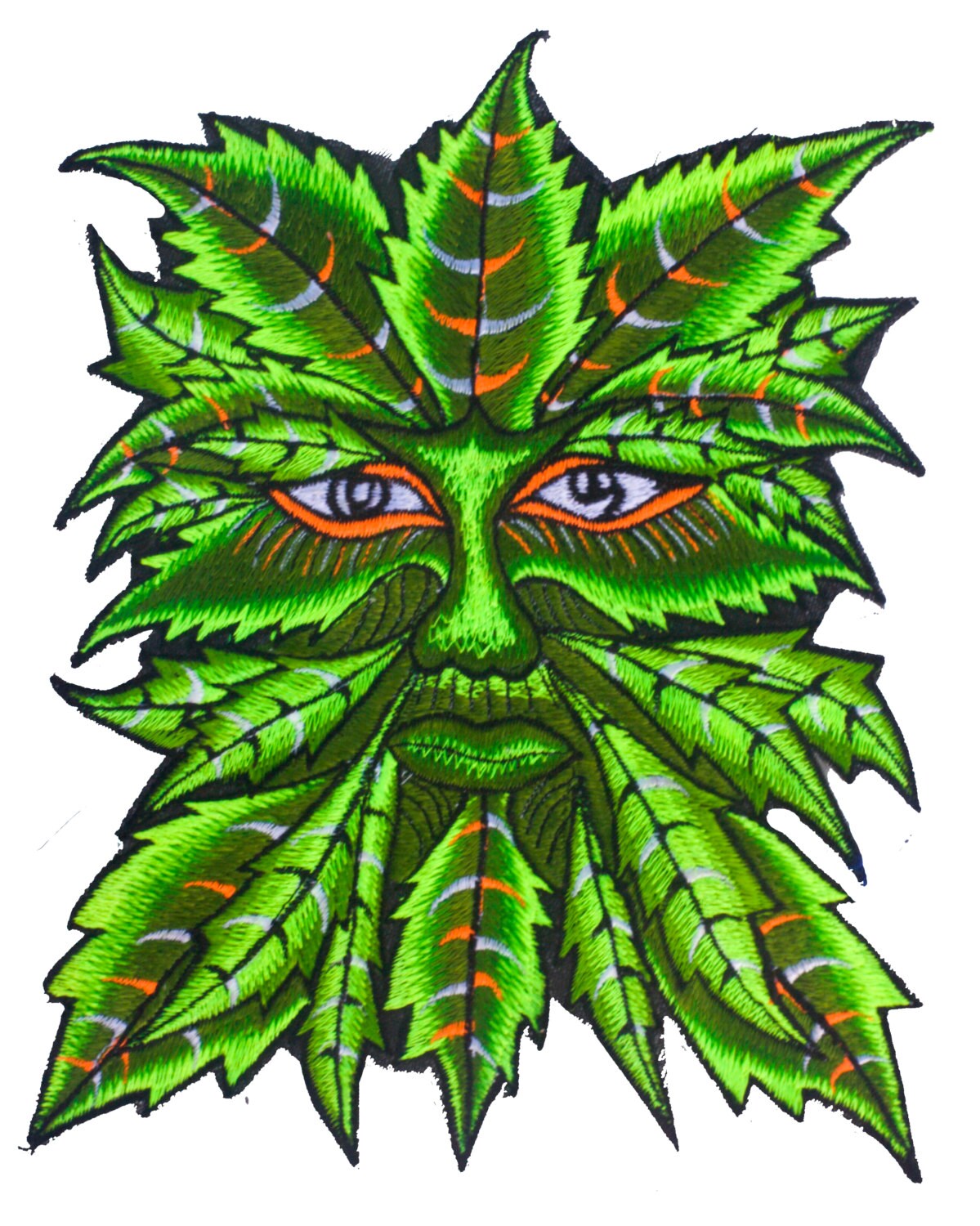 Forest Spirit embroidery patch 7.5 inch nature is alive