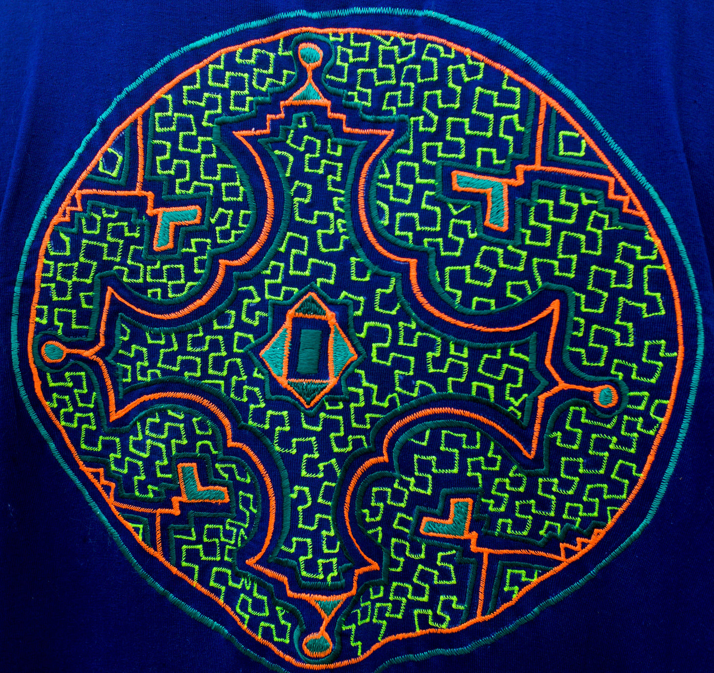 Ayahuasca T-Shirt blue Shipibo Conibo DMT Psychedelic Artwork psy Tshirt yage