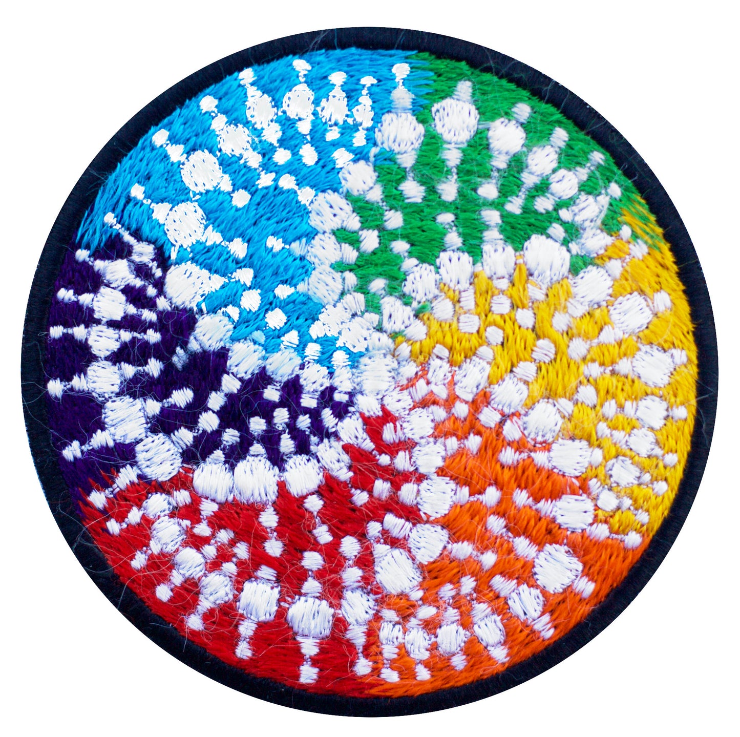 milk hill crop circle patch - alien art - blacklight - fractal - mystery