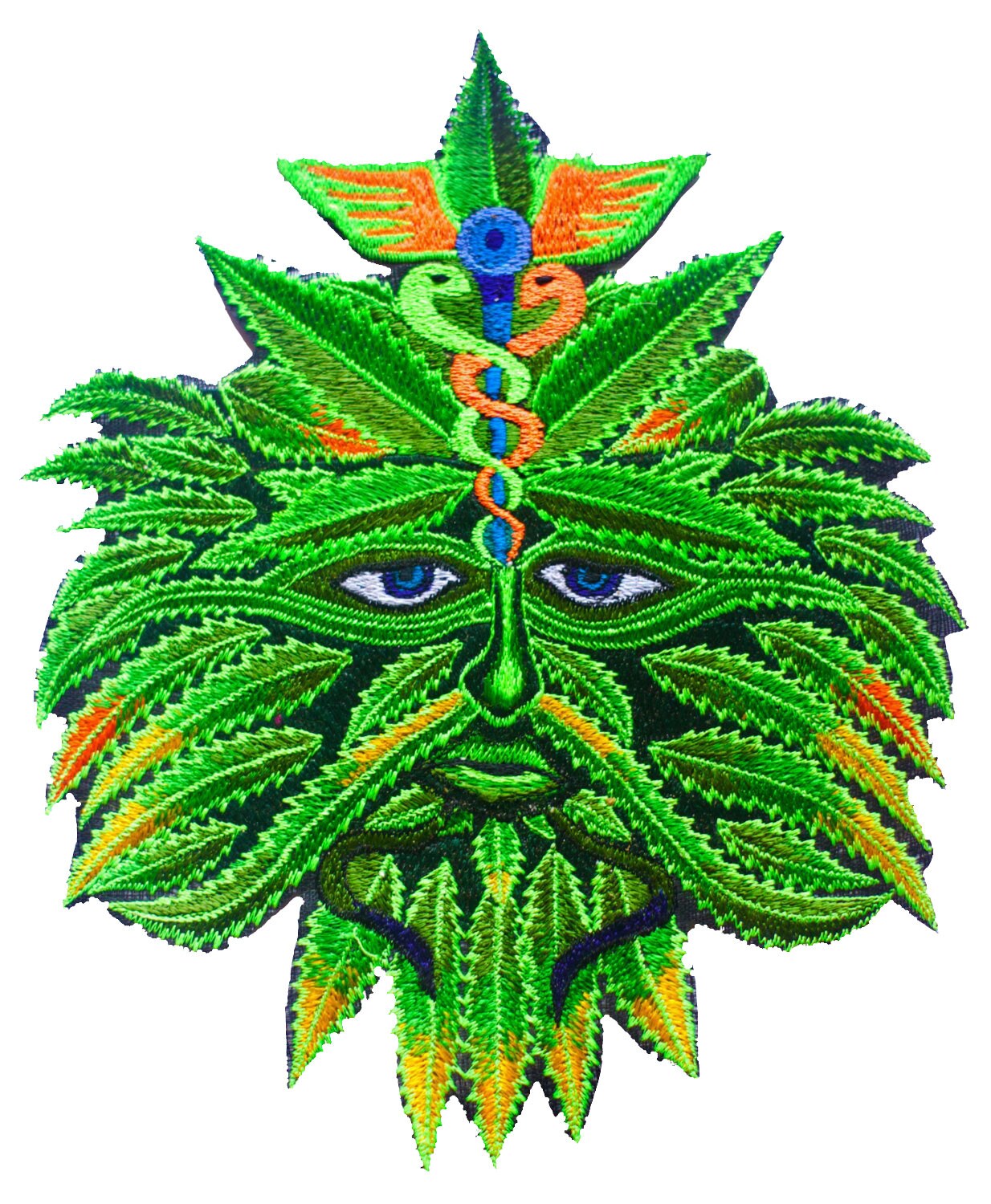 Medical Marihuana T-Shirt hippie weed goa tshirt psychedelic goa trance THC spirit weed healing hemp embroidery shirt