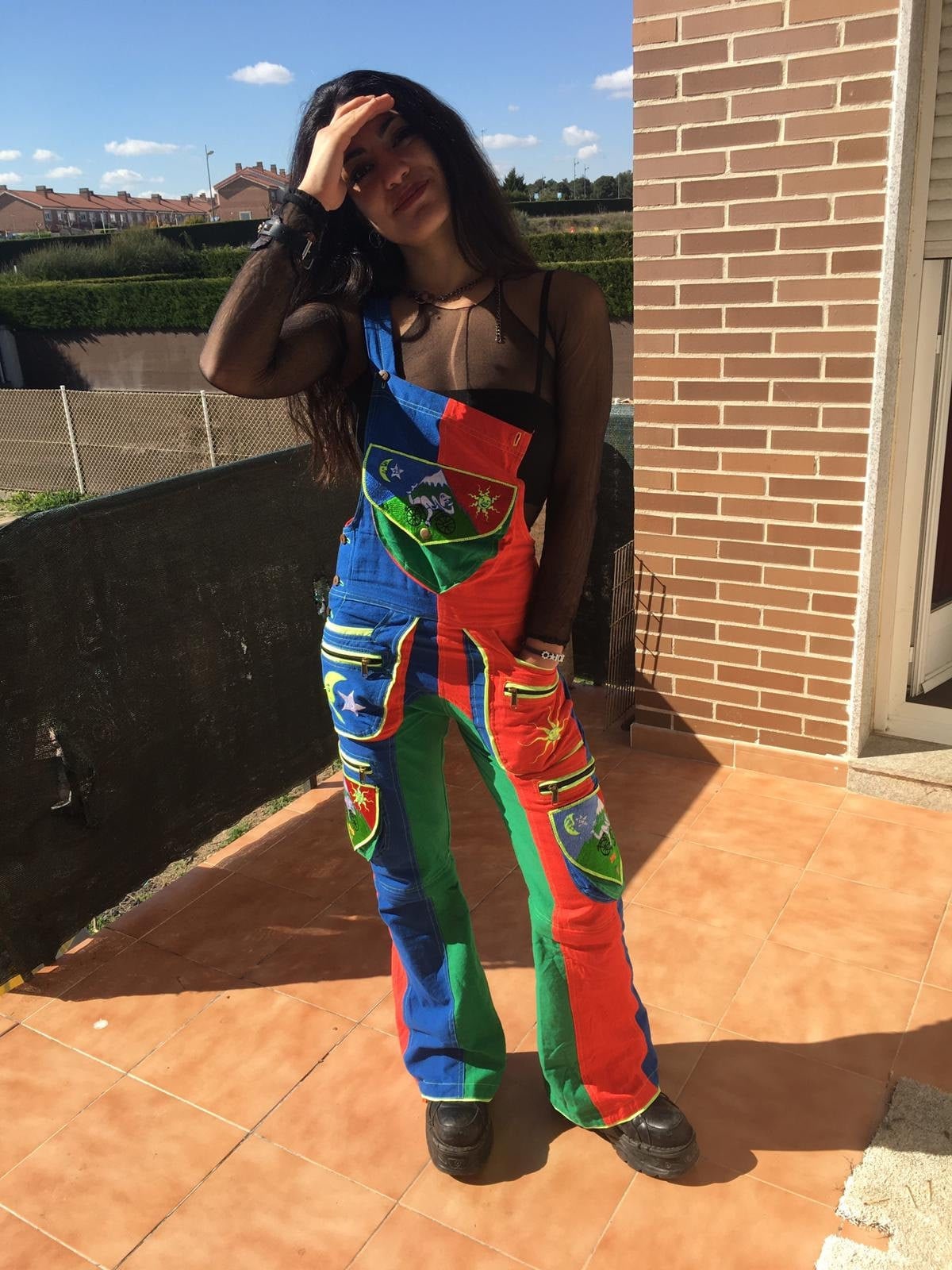 Bicycle Day LSD Dungarees - sexy Albert Hofmann vintage clothing - handmade and any size available