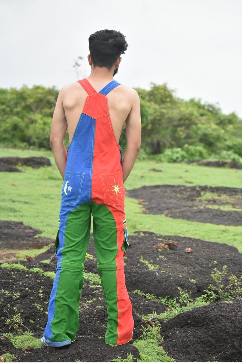 Bicycle Day LSD Dungarees - sexy Albert Hofmann vintage clothing - handmade and any size available