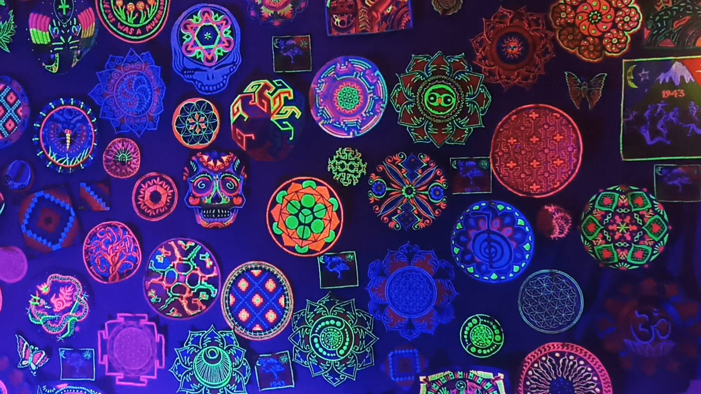 Sunrise Heart Mandala Patch