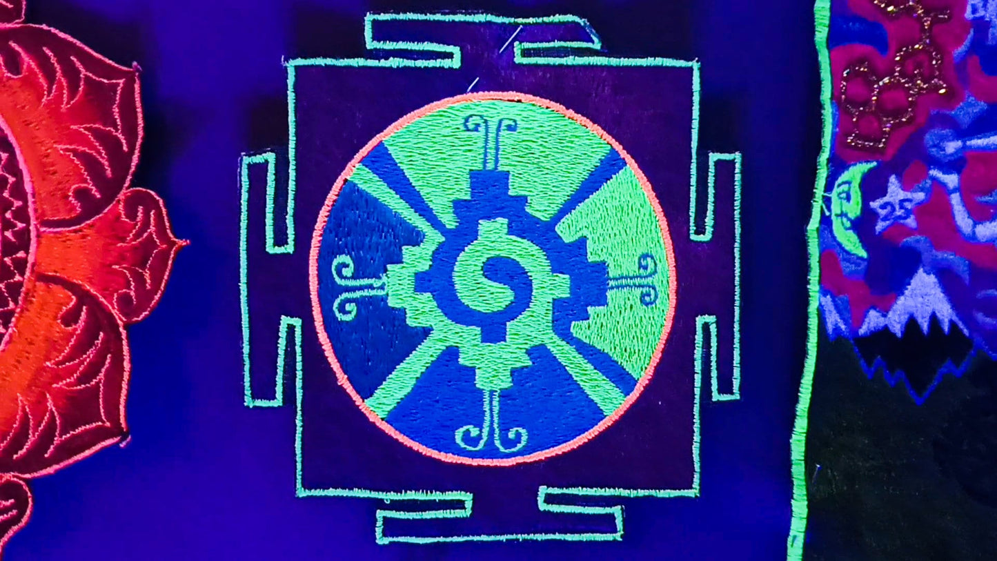 Purple-Blue Hunab Ku Patch