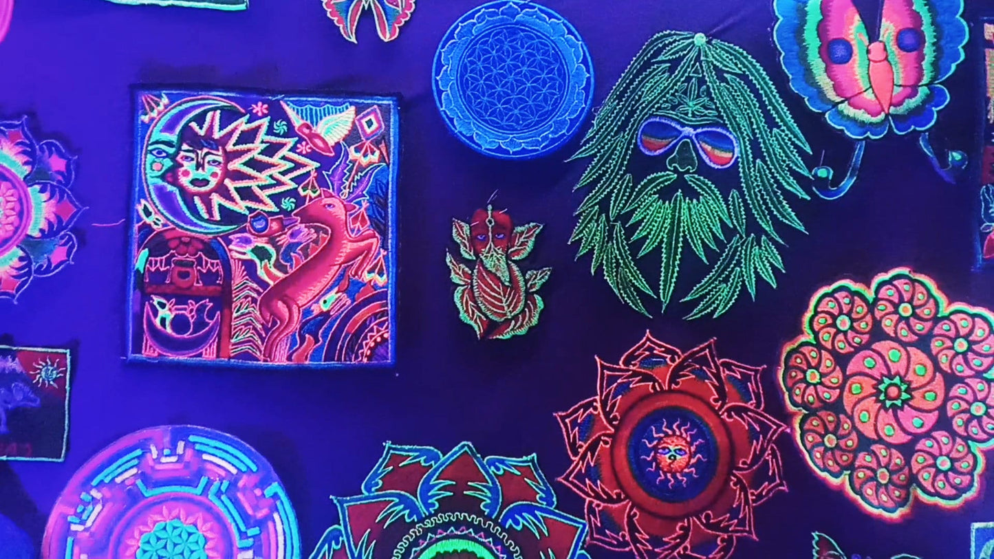 yellow ganesha patch small size