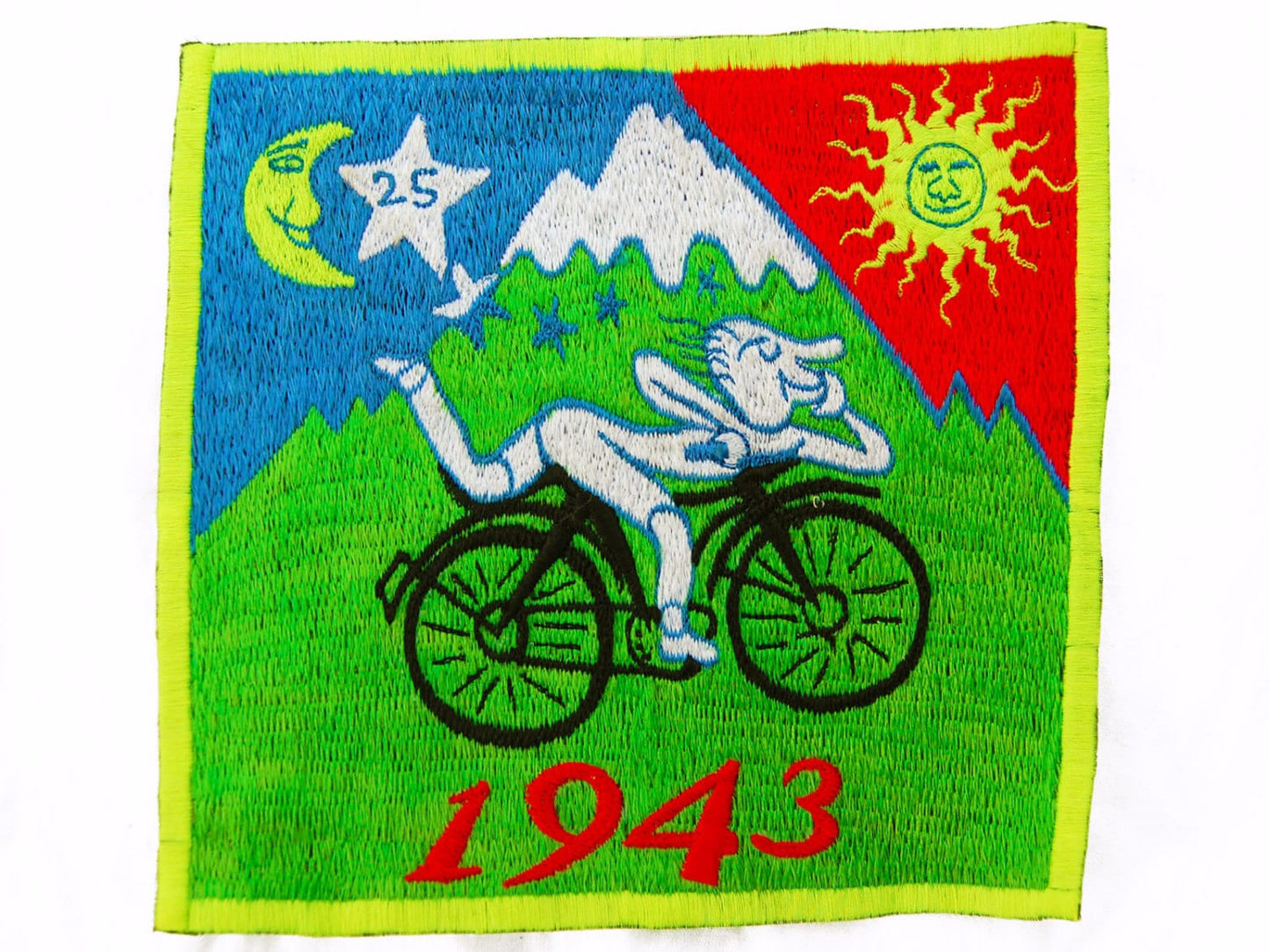 Bicycle Day Albert Hofmann 1943 LSD Patch Psychedelic Hippie Leary