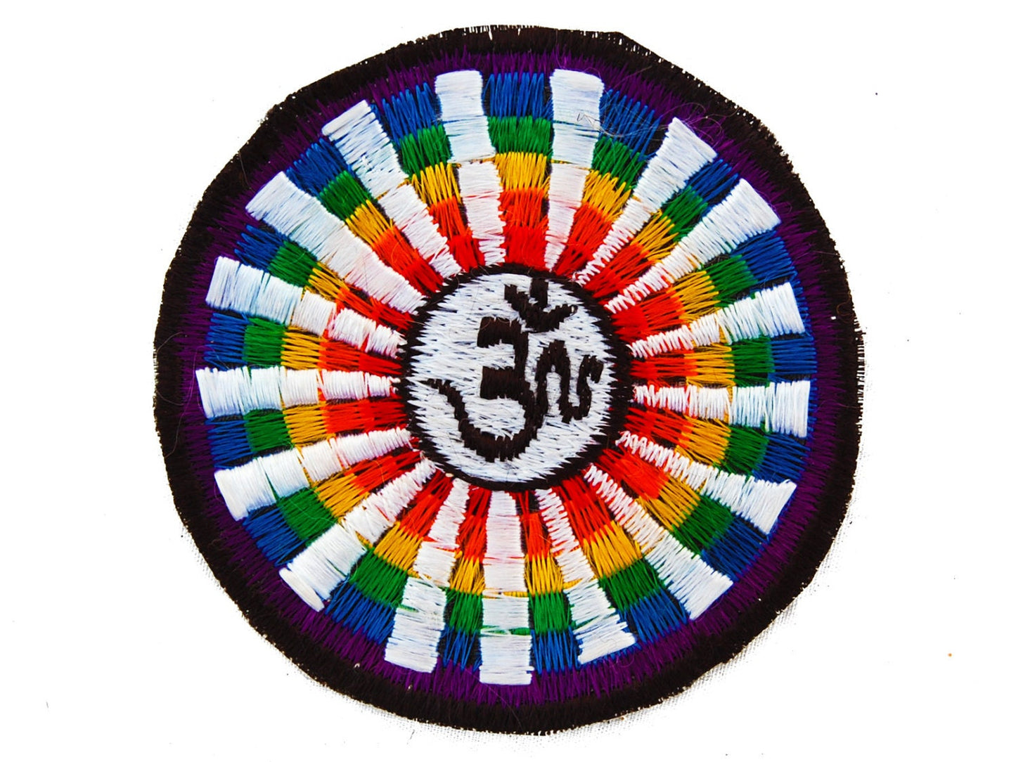rainbow aum patch small size