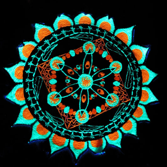 windmill mandala crop circle rainbow fractal ufo mystery
