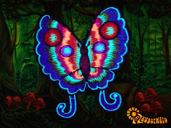 colourful butterfly patch small size beautiful