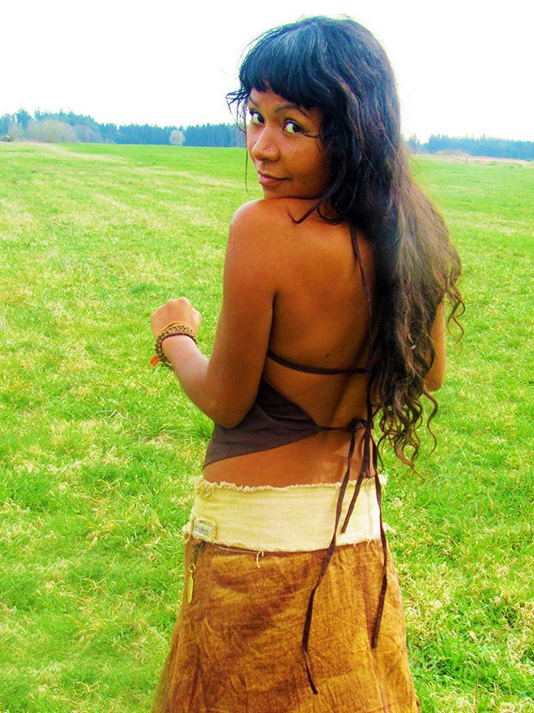 flower of life green orange mandala women top shirt psychedelic handmade no print goa t-shirt blacklight active