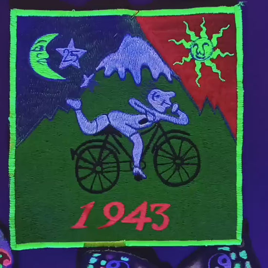 Bicycle Day Albert Hofmann 1943 LSD Patch Psychedelic Hippie Leary