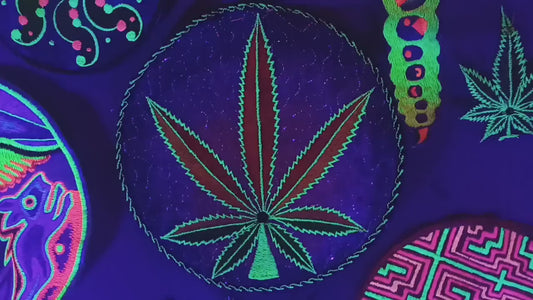 Rasta Weed Leave Patch