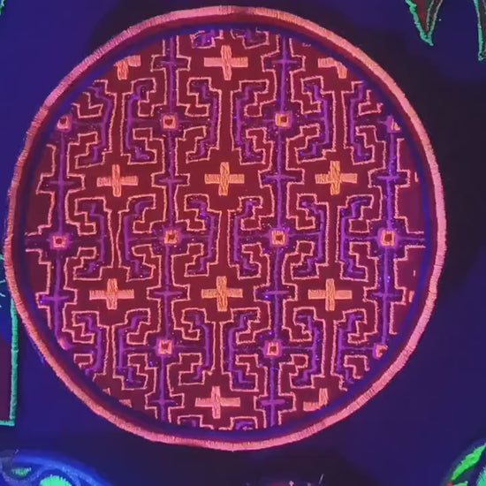 Ayahuasca Patch Red Yage Visionary Artwork