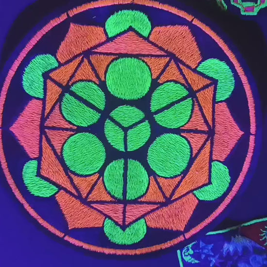 platonical beauty holy geometry patch sacred art
