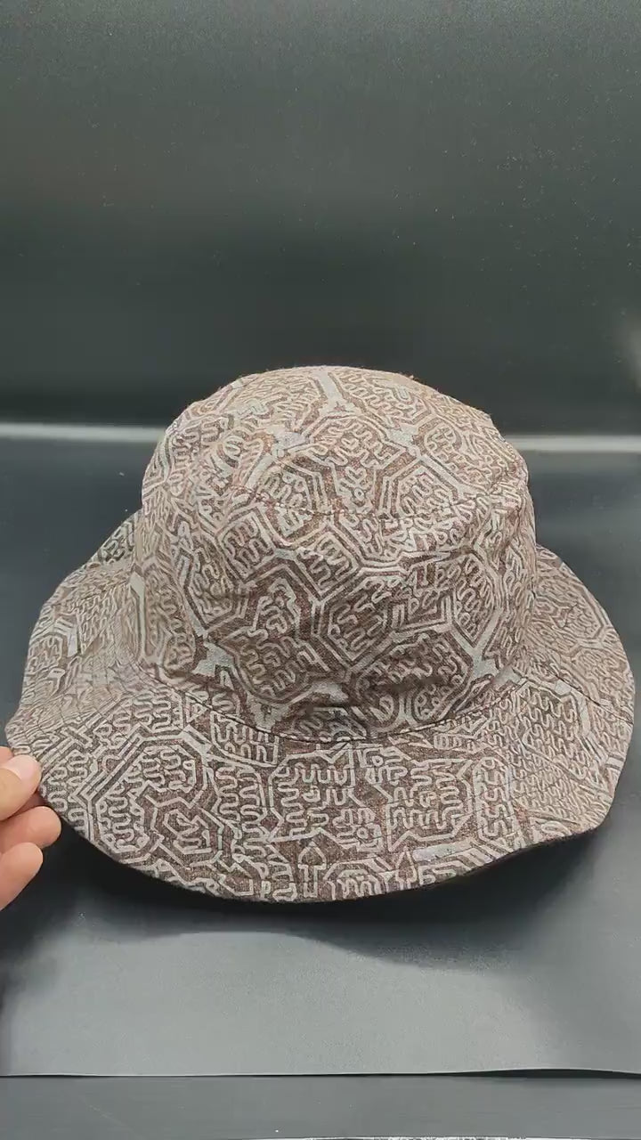 Ayahuasca Hat Shipibo Conibo Patterns with secret inside pocket light and comfortable sunshine protection DMT psychedelic gear wear Cap