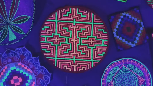 Ayahuasca Shipibo Conibo Patch Visionary DMT Artwork with variations