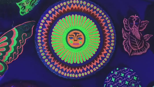 Huichol Sun Artwork