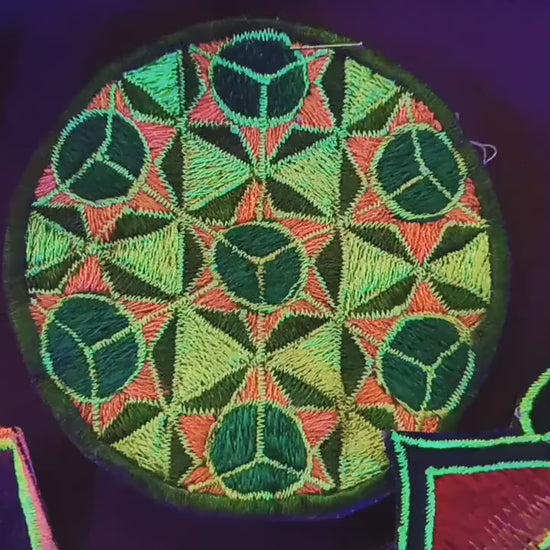 infinity small patch 8cm holy art sacred geometry