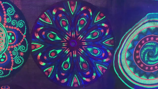 Rainbow Flower Mirror Patch