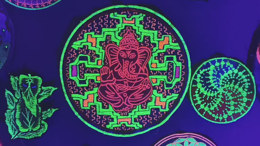 Ganeshahuasca Patch Visionary DMT Songs Artwork Icaro Ganesha