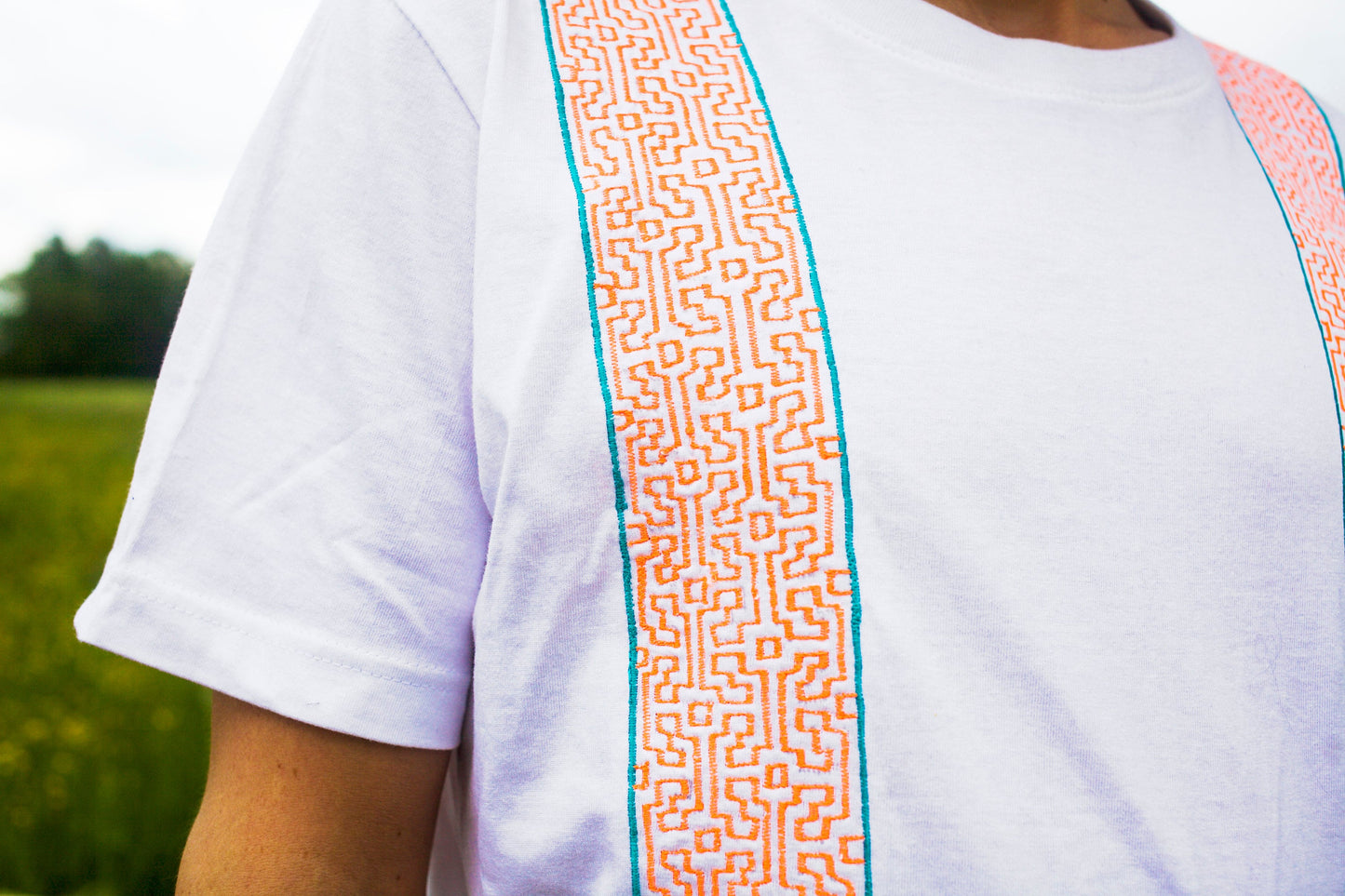 Ayahuasca T-Shirt white Shipibo Conibo DMT Psychedelic Artwork psy Tshirt yage