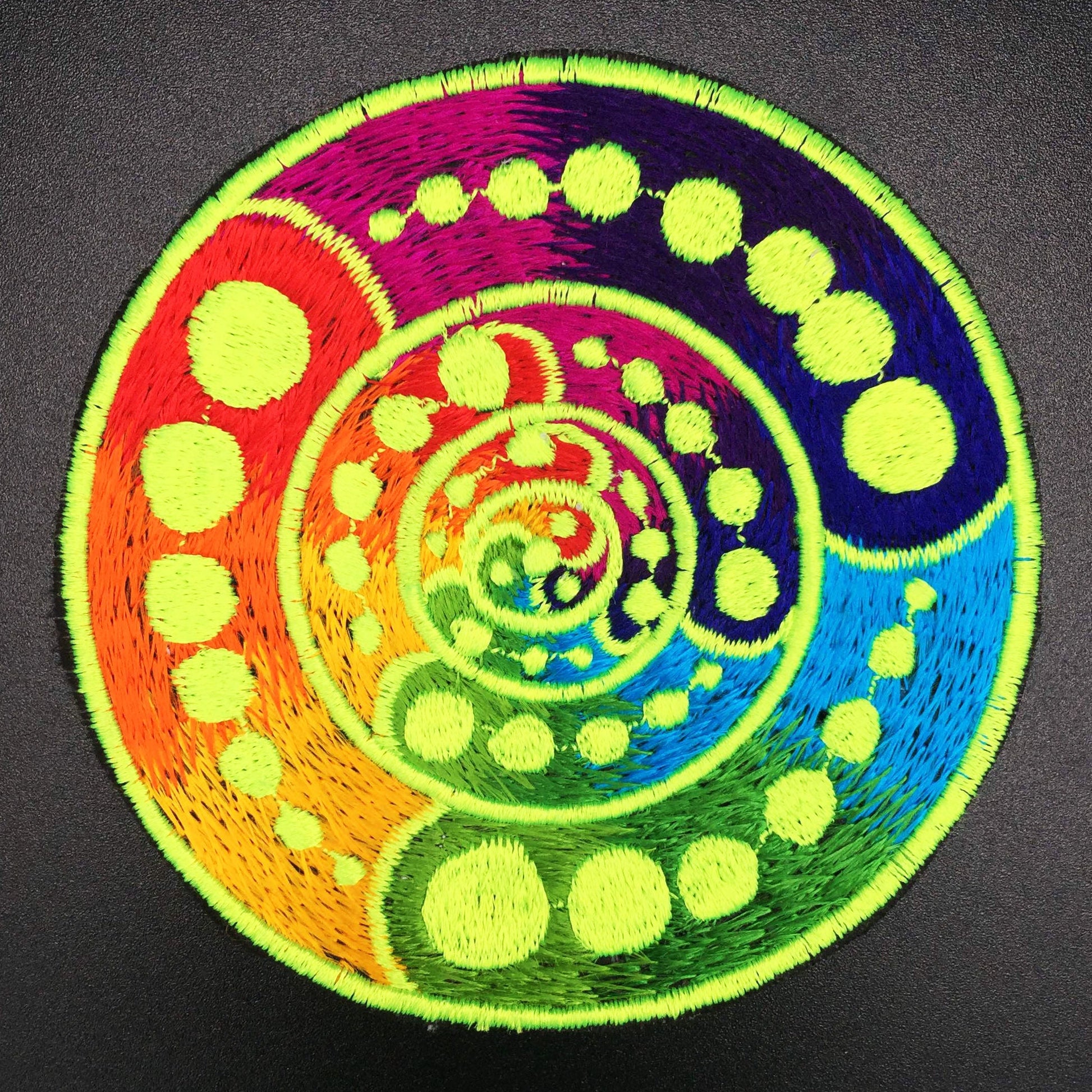 Attributes cropcircle embroidery patch blacklight glowing alien yantra free energy machine blueprint