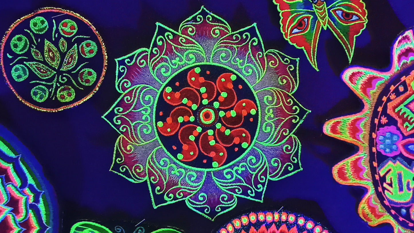 tidcombe purple mandala crop circle rainbow fractal ufo mystery