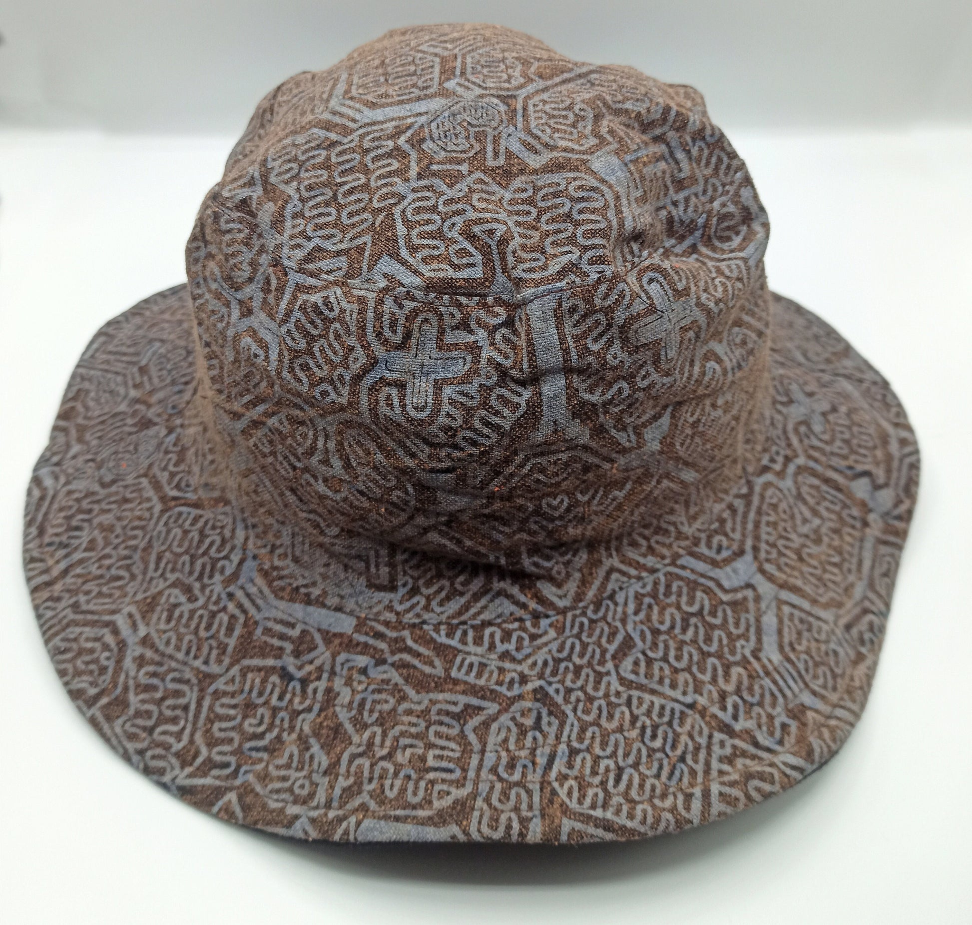 Ayahuasca Hat Shipibo Conibo Patterns with secret inside pocket light and comfortable sunshine protection DMT psychedelic gear wear Cap