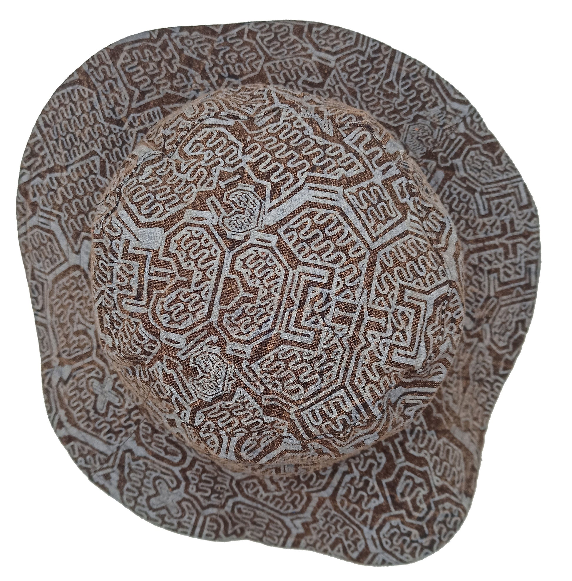 Ayahuasca Hat Shipibo Conibo Patterns with secret inside pocket light and comfortable sunshine protection DMT psychedelic gear wear Cap