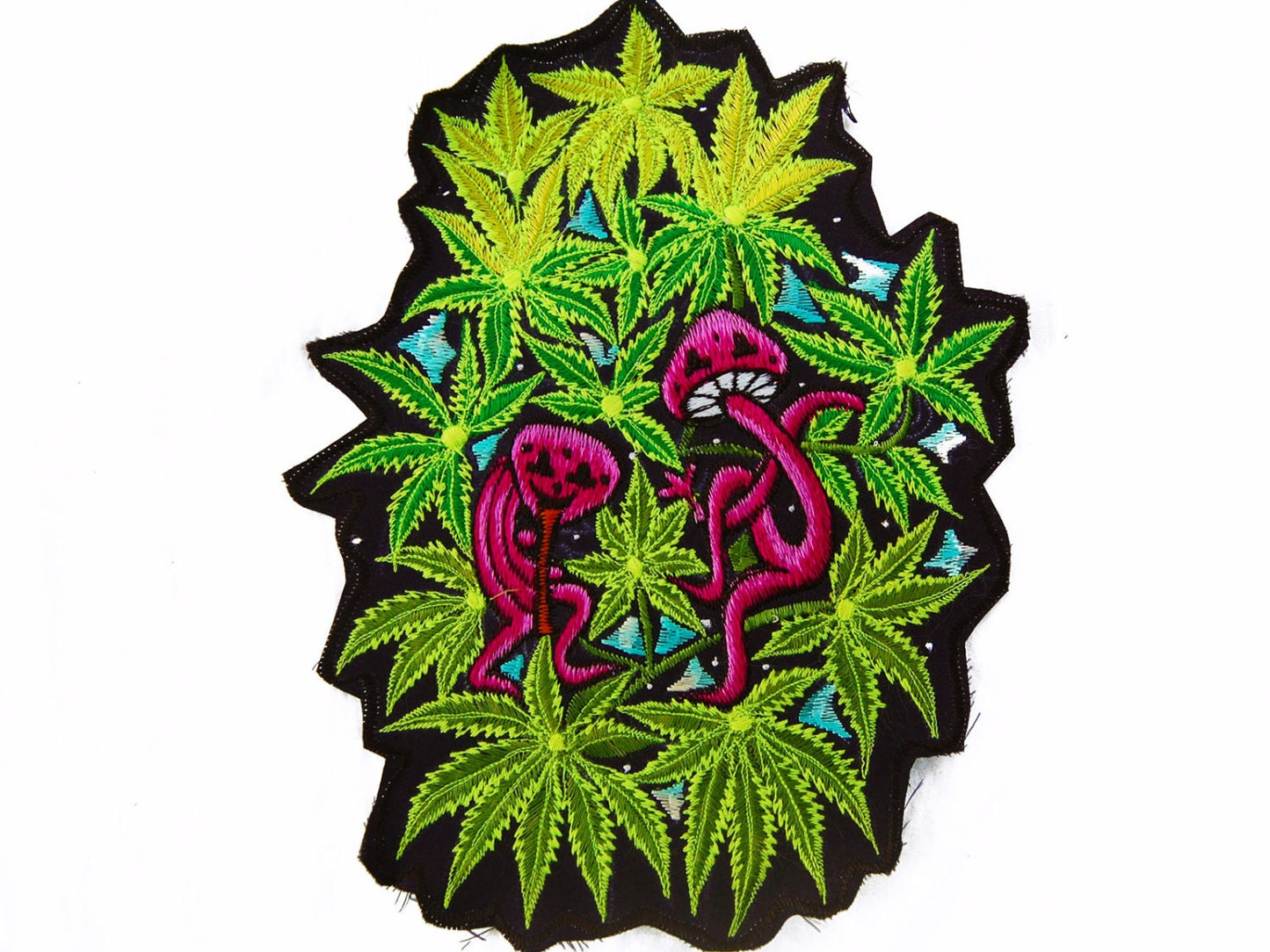 Dancing Mushrooms Patch Weed Cannabis Marihauna