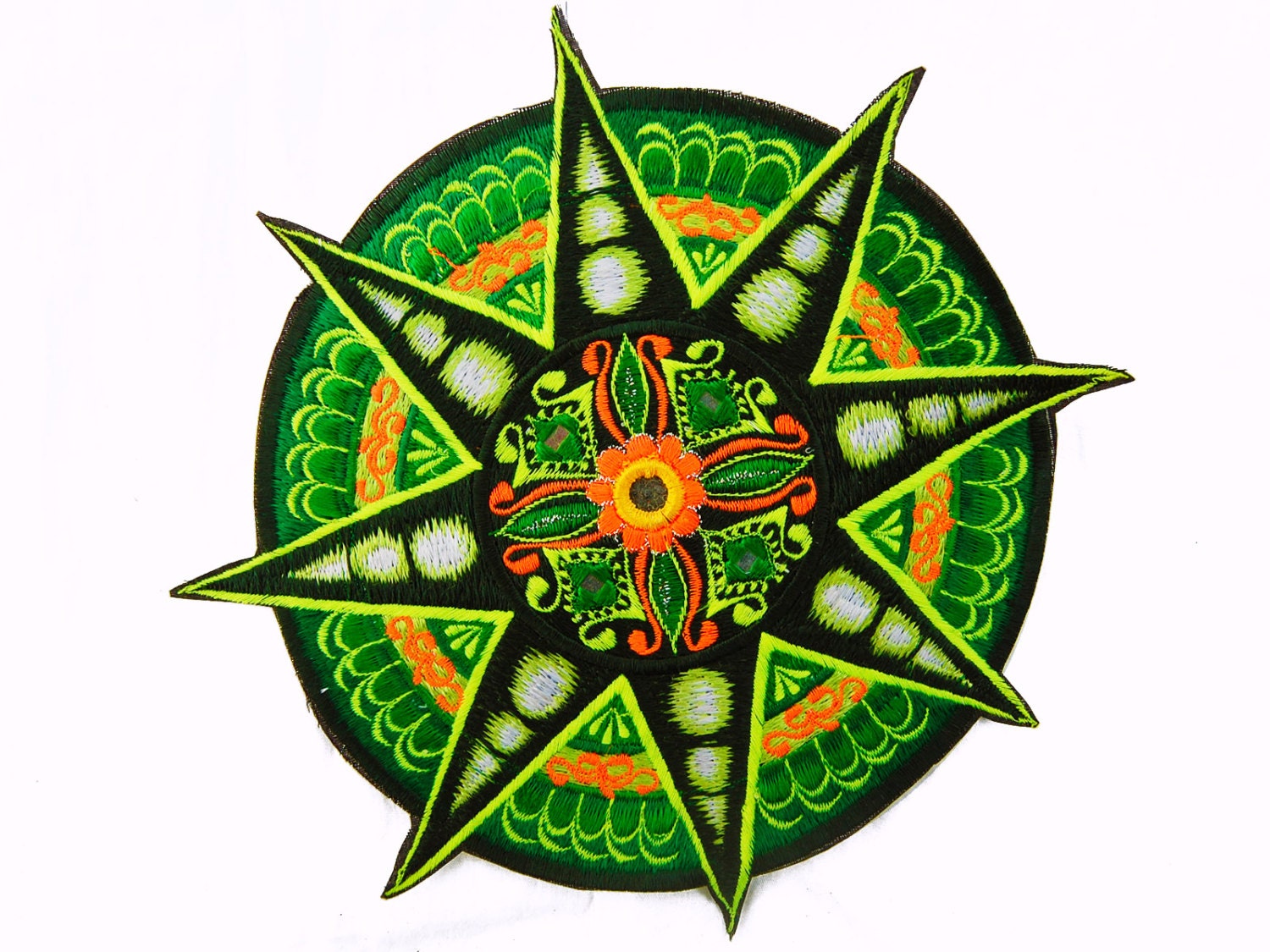 green mirror star patch