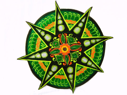 green mirror star patch