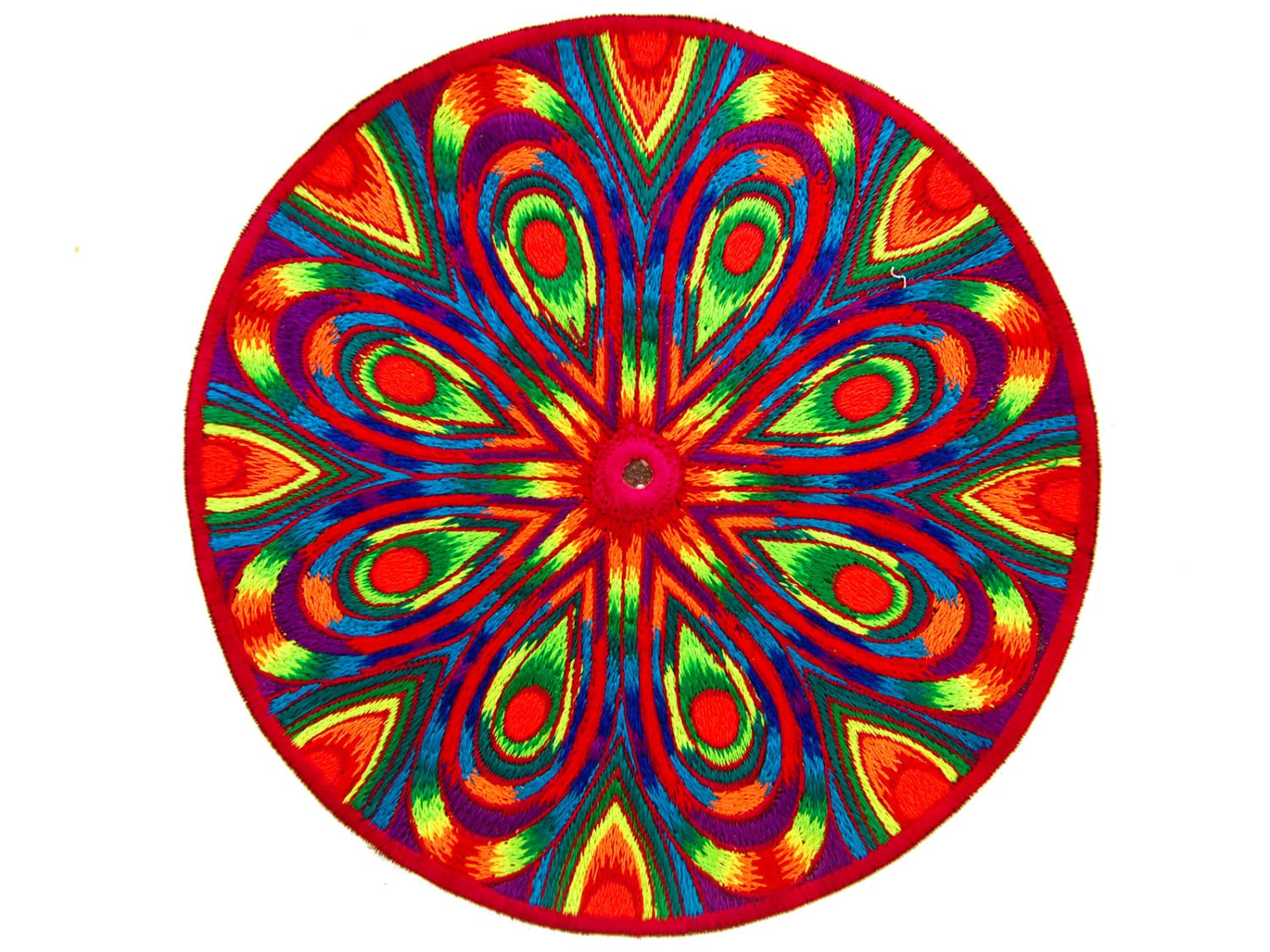 Rainbow Flower Mirror Patch