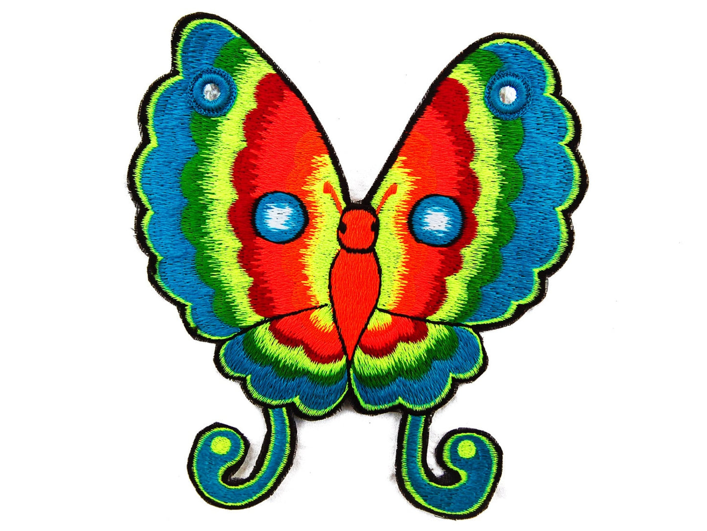 colorful butterfly patch medium size
