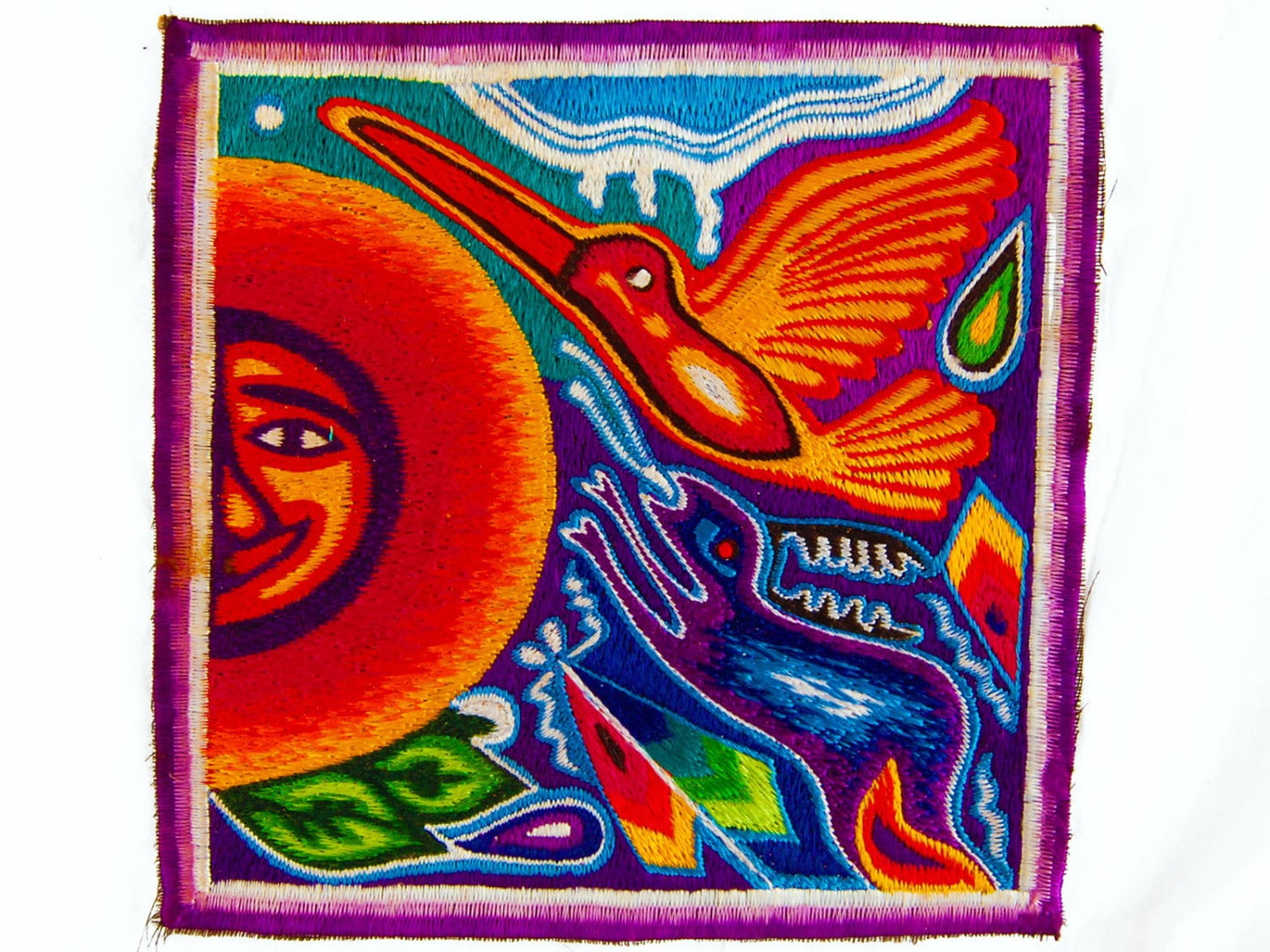 Huichol Colibri Sun Artwork