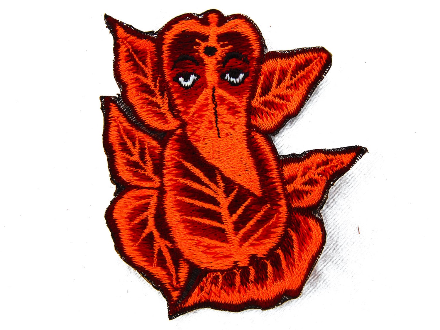 red ganesha patch small size