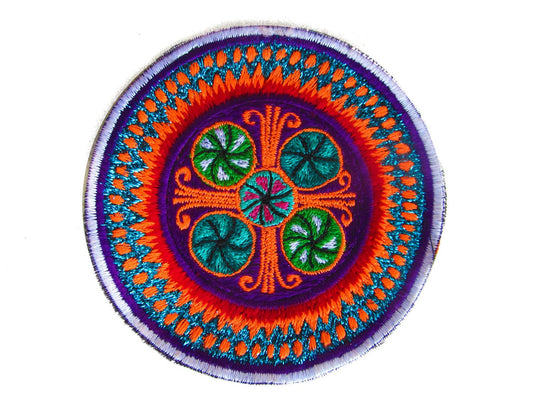 peyote mandala patch