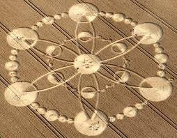 windmill mandala crop circle rainbow fractal ufo mystery