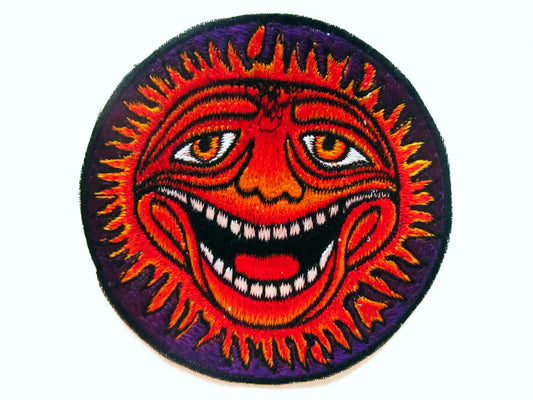 Happy Face small patch Psychedelic Goa Hippie