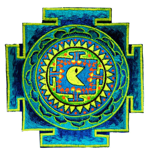 Magic Mushroom Yantra Patch Psychedelic Psilocybin Funny Shroom Eater