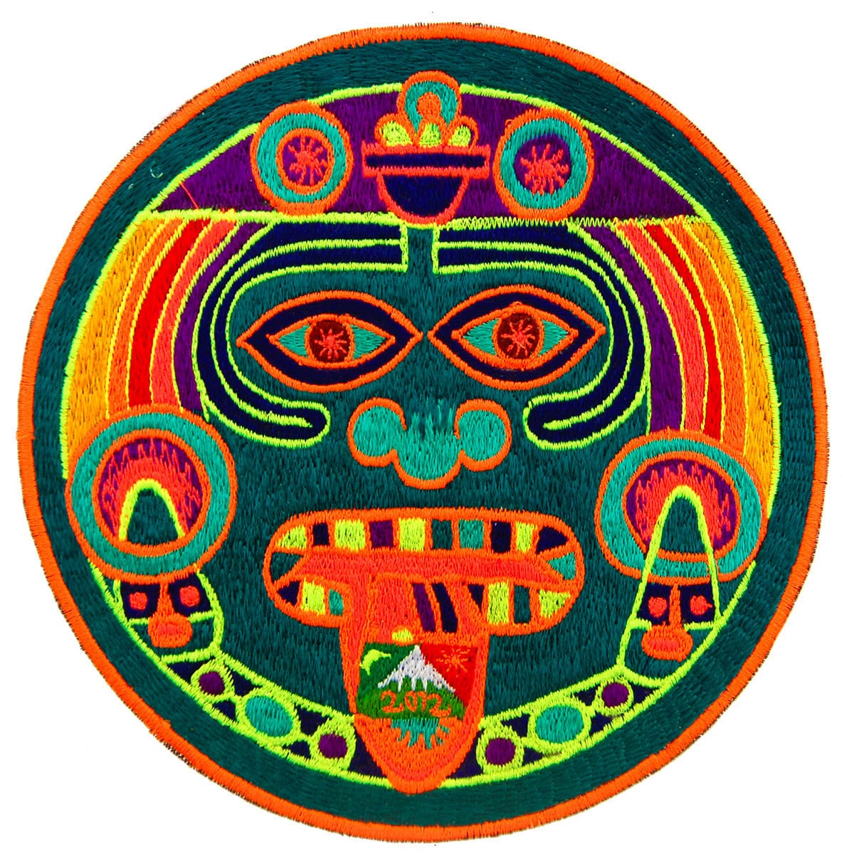 Hofmann 2012 LSD red Maya patch cult design with variations