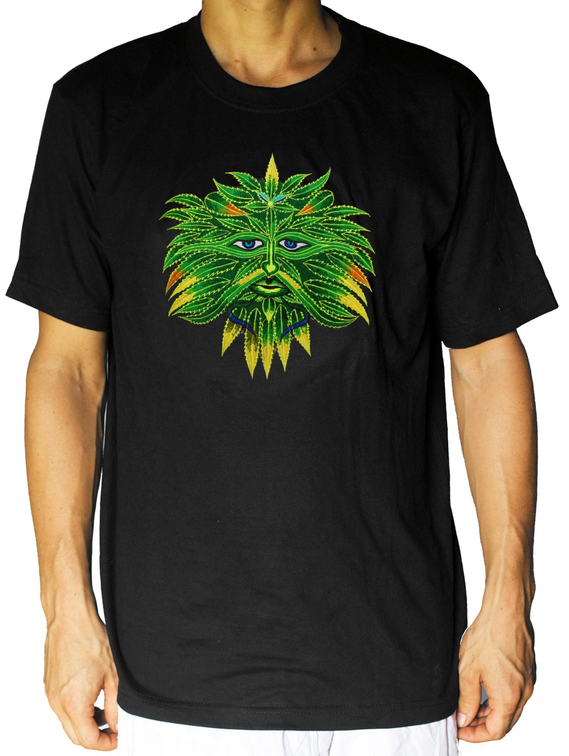 Weed Spirit T-Shirt weed cannabis marihuana psilos psychedelic no print goa t-shirt
