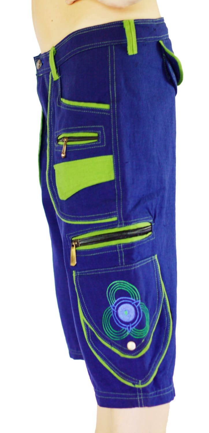 Goa Hippie Pant any size clamdiggers 8 pockets made after order also customizable